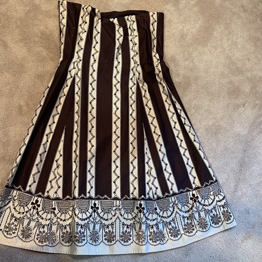 Strapless A-Line Cocktail Dress - Picture 2 of 3